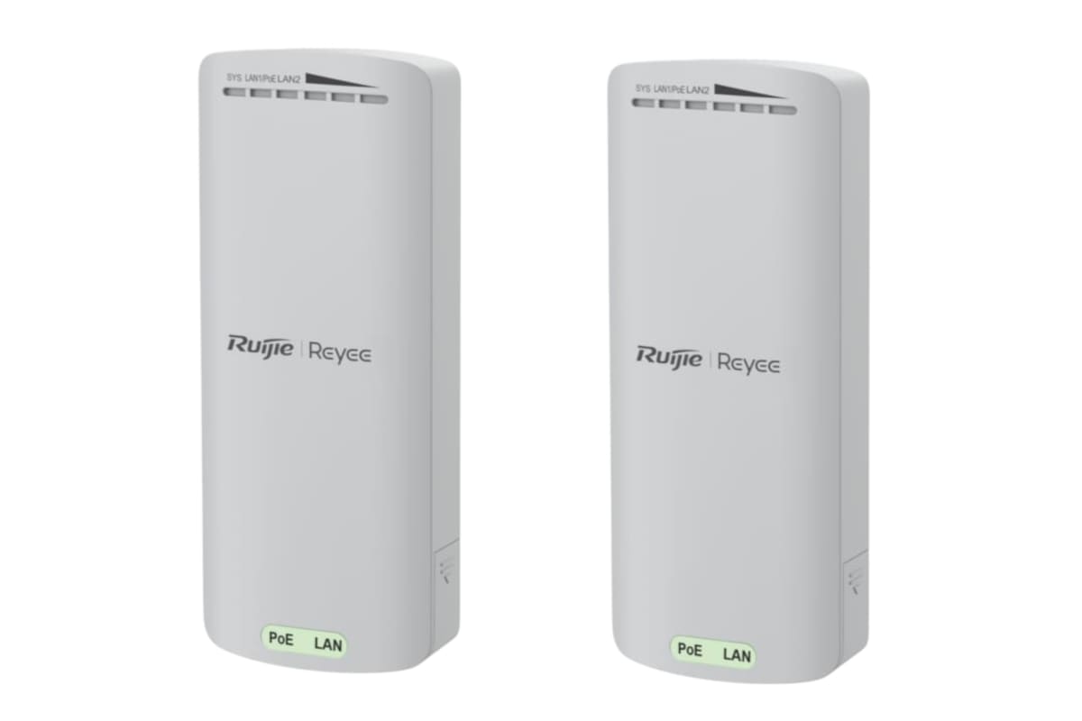 KIT 2 ANTENAS REYEE 500MTS 2.4 GHZ IP55 RG-EST100-E