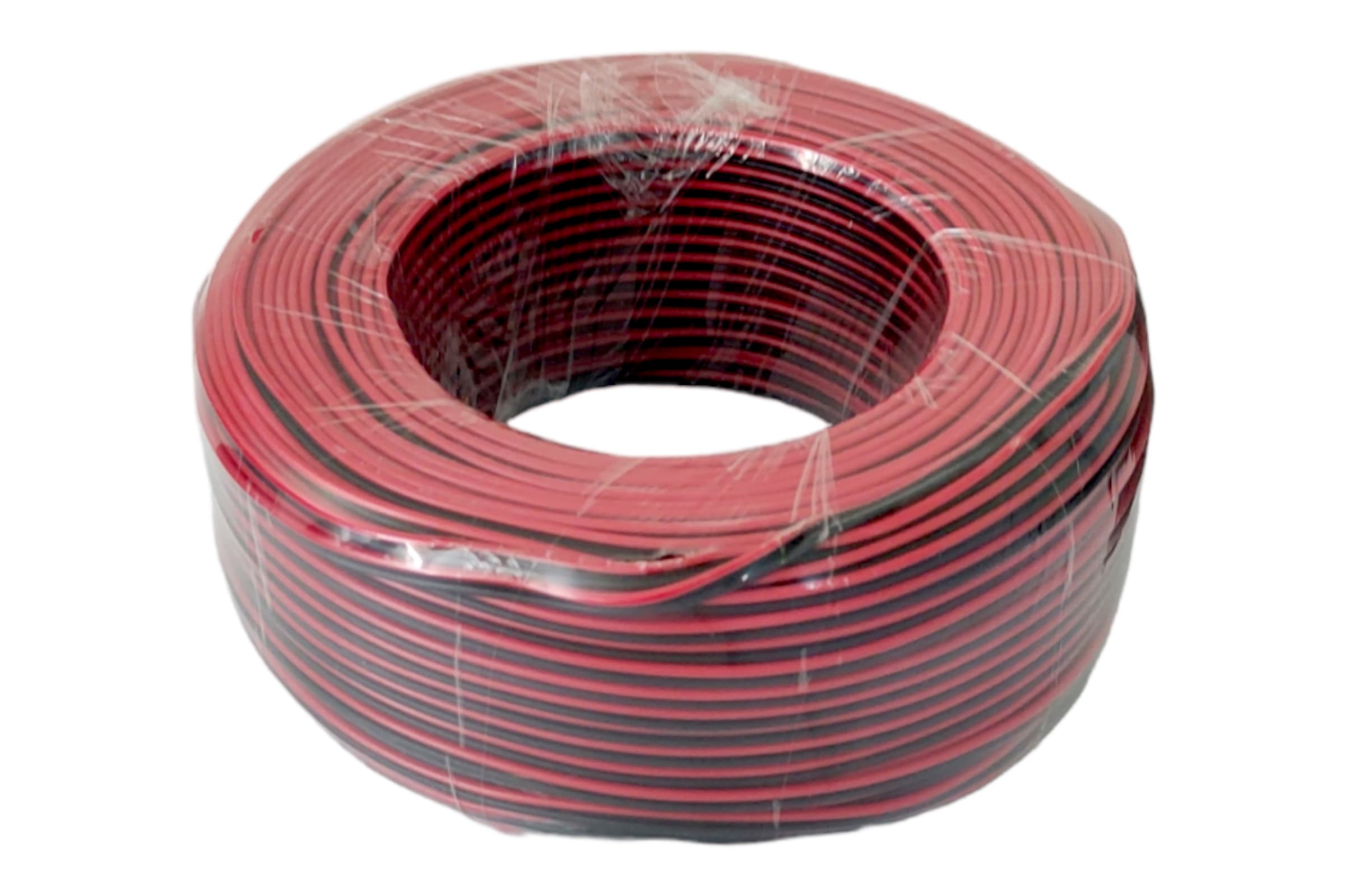 CABLE PARALELO MULTIFILAR ROJO/NEGRO 2X24 AWG ROLLO 100MTS
