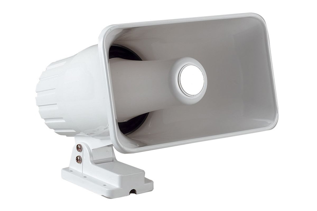 SIRENA 30 WATTS BLANCA 2 TONOS 117DB 12V 20973-2