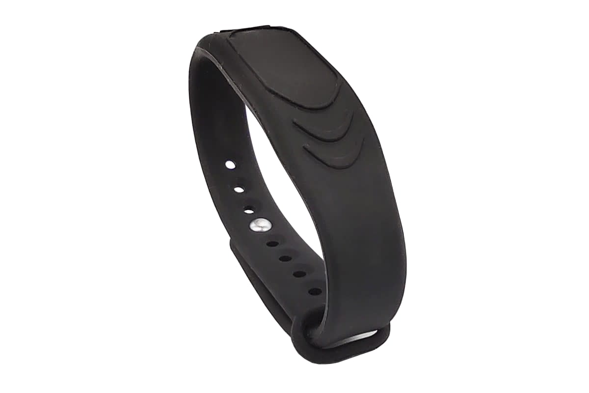 TARJETA DE PROXIMIDAD TIPO PULSERA EM 125 KHZ COLOR NEGRO
