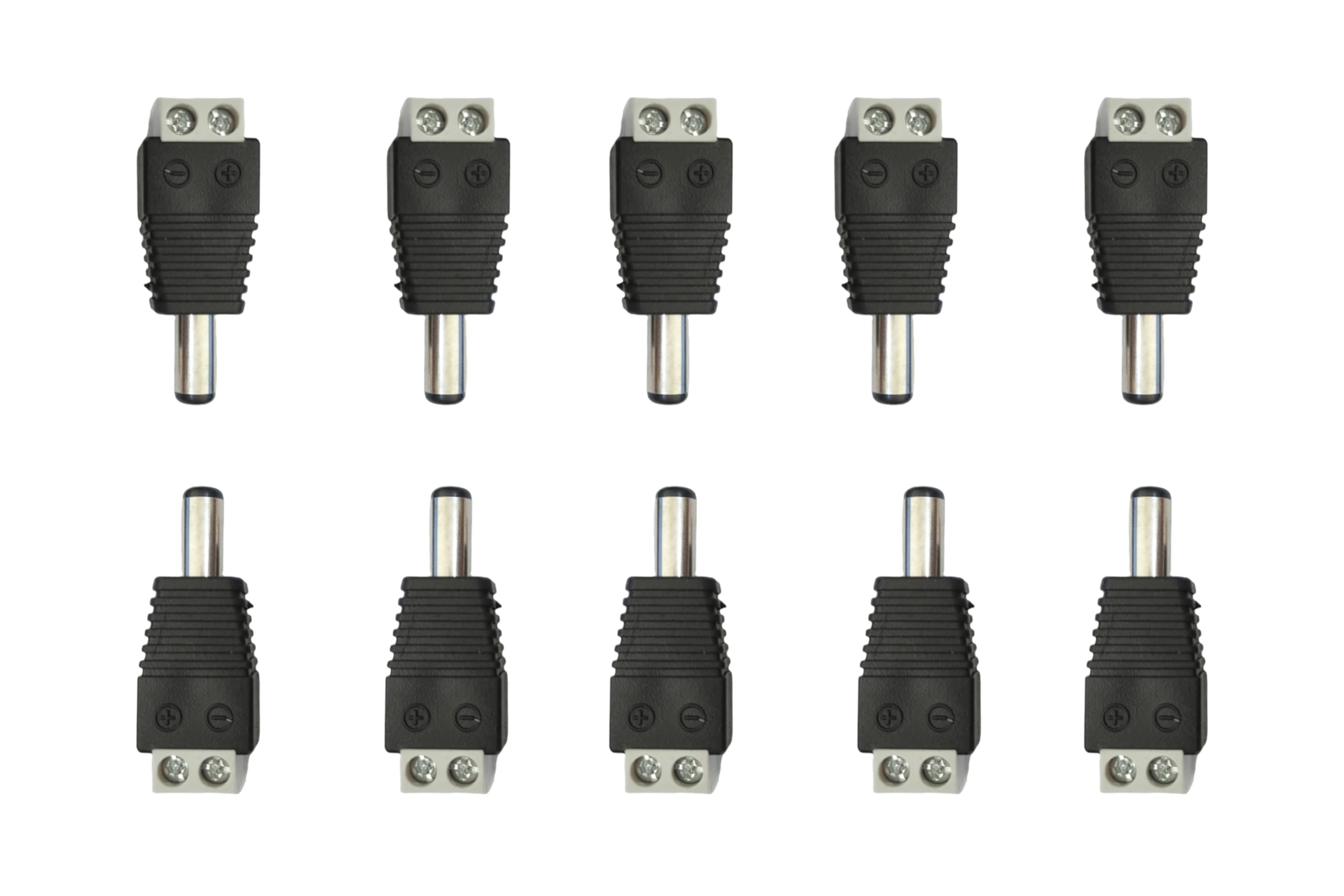 KIT 10 CONECTORES DC JACK MACHO